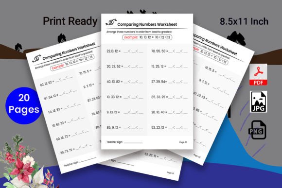 A Practical Guide to Mastering Math Comparing Numbers Worksheet Vol-2