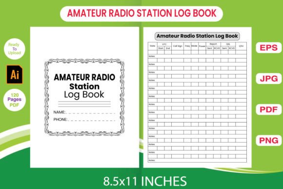 Amateur Radio Station Log Book KDP Interior: An Evaluation for Publishers