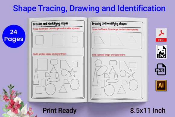 Building Foundations: The Strategic Value of Shape Drawing Color Tracing Worksheets