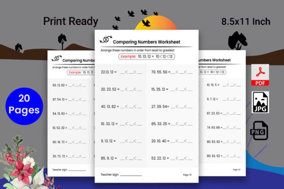 Comparing Numbers Worksheets: Building Early Math Confidence