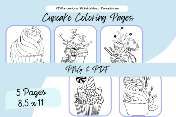 Cupcake Coloring Pages: More Than Just a Digital Download