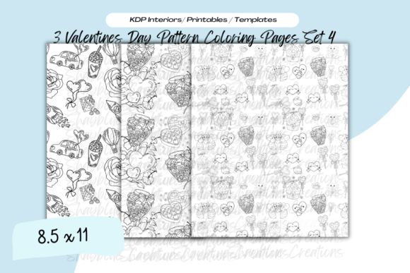 Evaluation of Valentine s Day Coloring Page Set 4