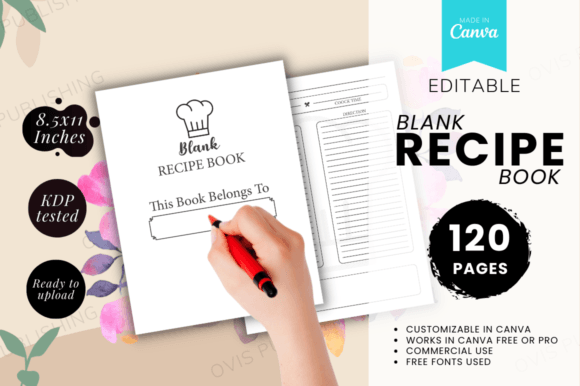 The Ultimate DIY Recipe Book Template for Amazon KDP
