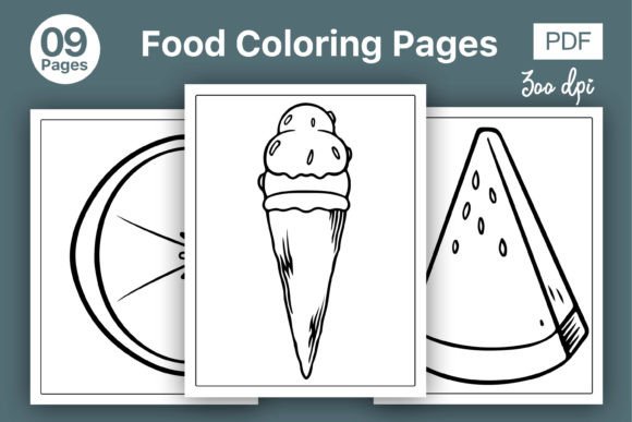Unleash Creativity with a Food Coloring Book Fruits Pages Collection