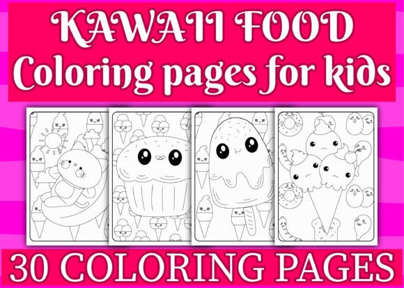 Unleash Creativity with a Kawaii Food Coloring Book for Kids