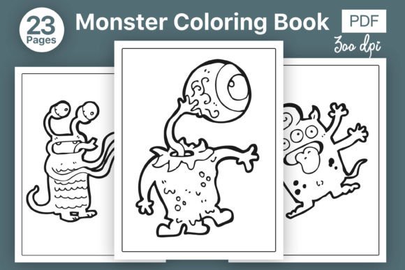 Unlocking Creativity with Cute Monster Coloring Book Volume 8