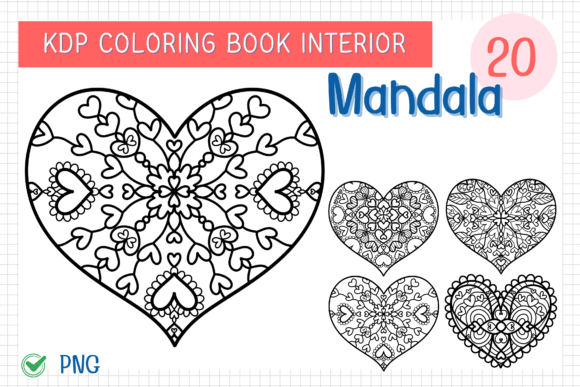 Valentine's Day Heart Shape Mandala: A Creative Fusion of Love and Art