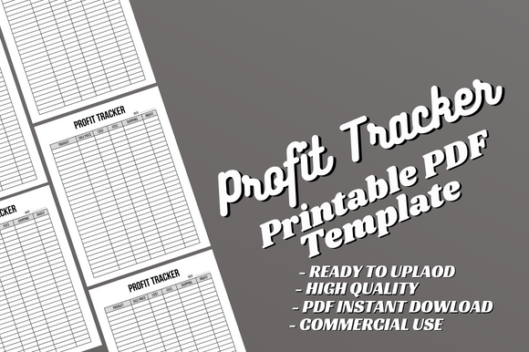 Your Business Profitability Starts Here: Mastering Your Finances with a KDP Profit Tracker Template