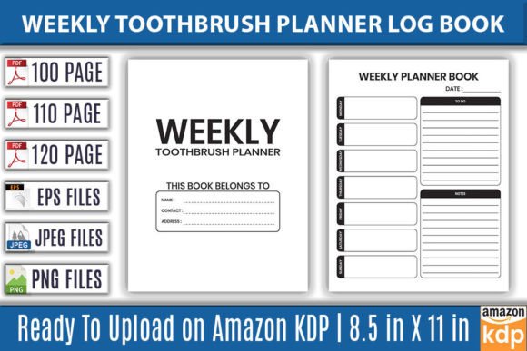 Your Essential Companion: The Weekly Toothbrush Planner Log Book